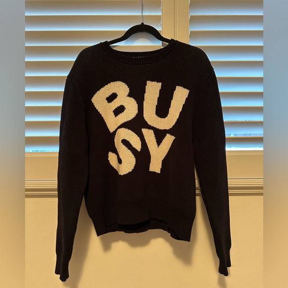 SORRYIMBUSY Knit Sweater - Picture 2 of 5